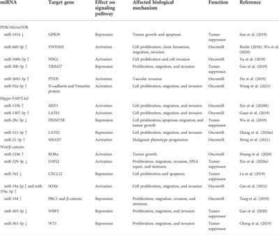 MicroRNA-mediated regulation of key signaling pathways in hepatocellular carcinoma: A mechanistic insight